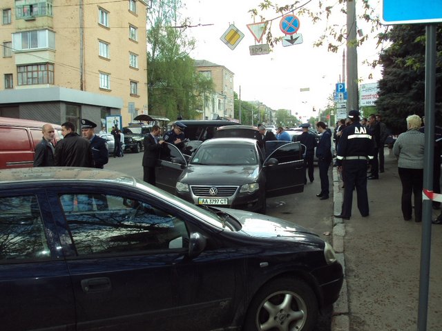 Стрельба в центре Чернигова