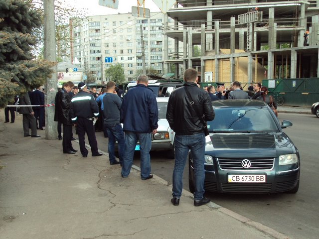 Стрельба в центре Чернигова